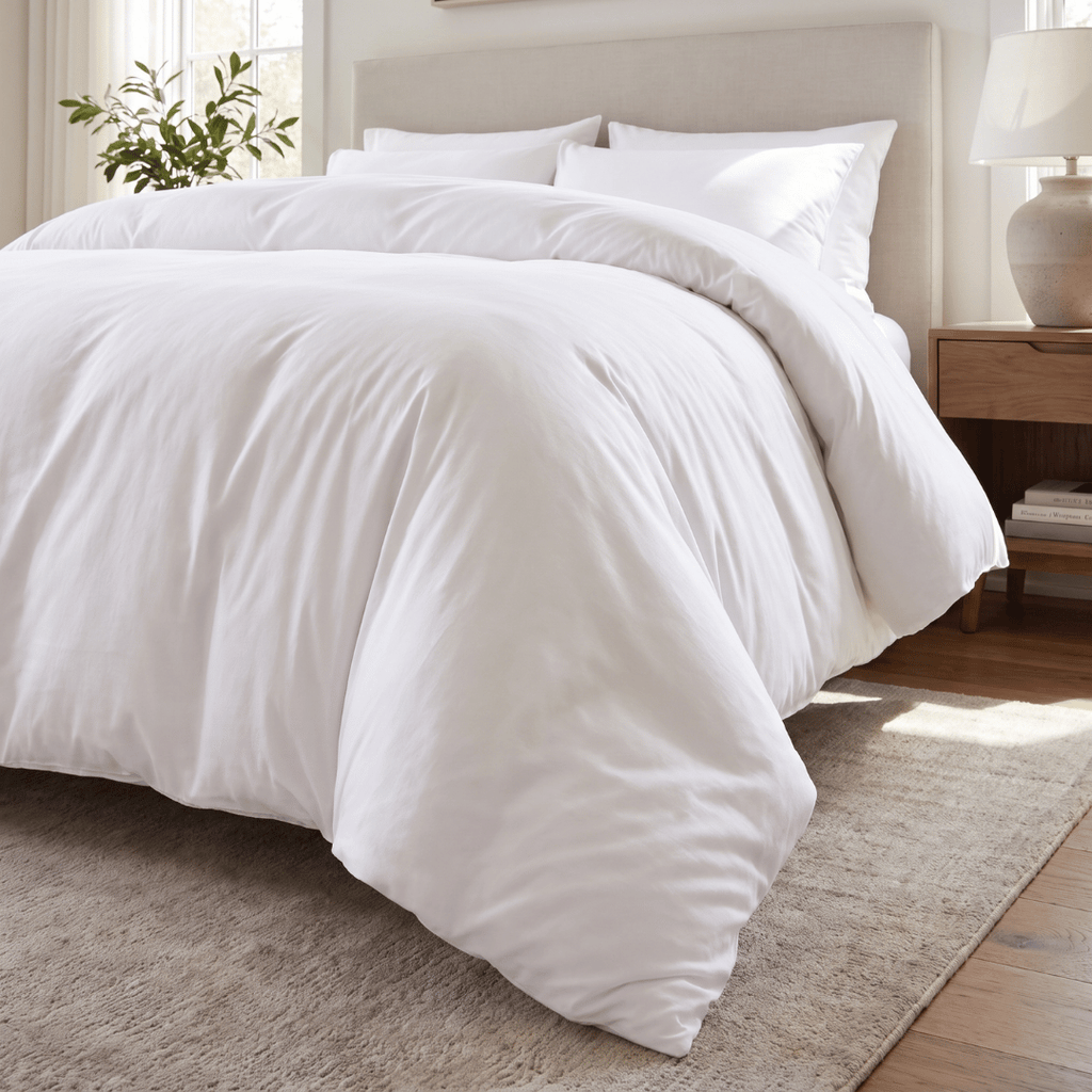 Cozy Cooling Sheets bamboo cooling bed sheets in Pure White